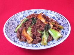 牛肉の中華炒め